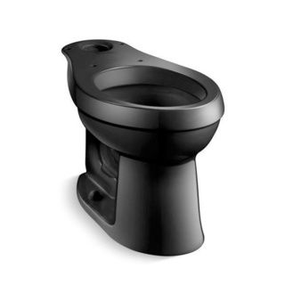 Kohler Cimarron Black Comfort Height Elongated Toilet Bowl Only