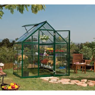 Palram Harmony Greenhouse — 6ft.W x 4ft.L x 6ft.6 1/2in.H, Green, Model# HG5304G  Green Houses