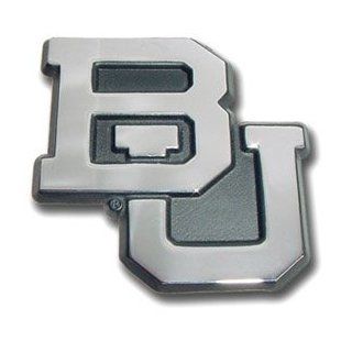 Baylor University Bears "Chrome Plated Premium Metal BU Emblem" Car Truck Motorcycle NCAA College Logo Automotive