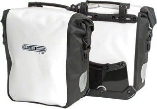 Ortlieb Front Roller City Front Pannier Pair; White/Black  Bike Panniers And Rack Trunks  Sports & Outdoors