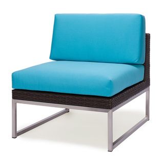 Mirabella All weather Wicker Sectional Armless Chair With Sunbrella Cushions