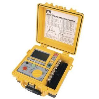 Ideal Industries 61 796 Earth Ground Resistance Tester, 3 Pole, Includes TL 796 Lead Set Kit Ground Resistance Meters