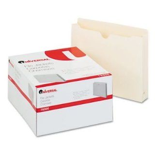 Universal 76300 Economical File Jackets with Two Inch Expansion, Letter, 11 Point Manila, 50/Box  Expanding File Jackets And Pockets  Electronics