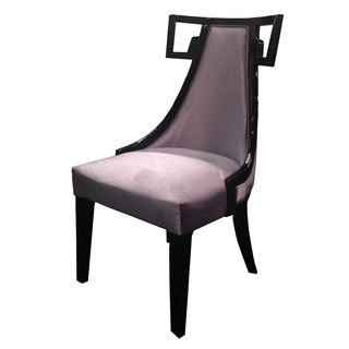 Skyline Grey Velvet Side Chair