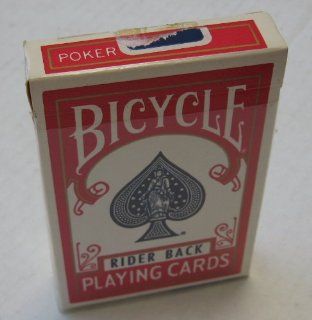 Bicycle Rider Back ( Poker 808 ) Playing Cards   Red   Great for playing blackjack, poker, Texas hold'em, go fish, war, and other famous las vegas casino games Sports & Outdoors
