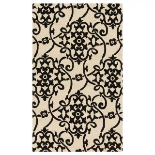 Hand hooked Kiera Transitional Floral Indoor/ Outdoor Area Rug (9 X 12)