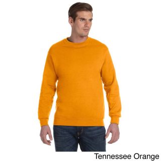 Gildan Gildan Mens Dryblend 50/50 Fleece Crew Sweater Orange Size XXL