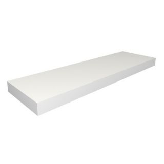 Way Basics Floating Wall Shelf FS 10 36 1 Finish White
