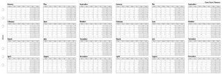 Filofax Calendar Refills 4 Year Vertical Planner 2014 Personal Size   FF 6840314 Health & Personal Care