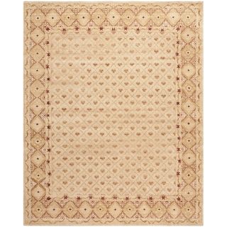 Safavieh Hand knotted Marrakech Ivory/ Red Wool Rug (6 X 9)