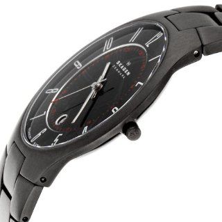 Skagen Men's 801XLTBXB Titanium Black Dial Titanium Watch at  Men's Watch store.
