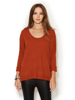 Wool Cashmere Folded Cuff Sweater by Firth