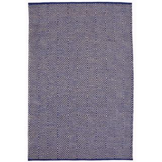 Hand woven Blue Jute Rug (6 X 9)