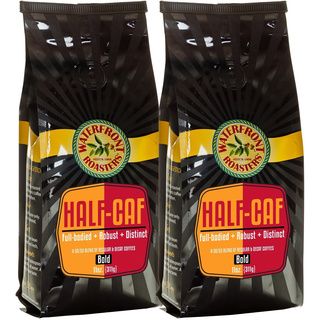 Waterfront Roasters Half caf Blend Ground Coffee (set Of Two 11 oz Bags)