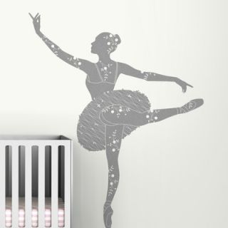 LittleLion Studio Black Label Ballerina Wall Decal DCAL VL LA 070 W CC Color