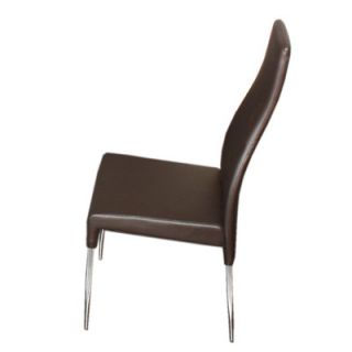 Casabianca Furniture Valentino Dining Chair CB/F3151 XX Upholstery Brown Lea