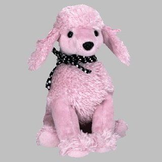 Ty Beanie Babies   Brigitte the Pink Poodle Dog Toys & Games