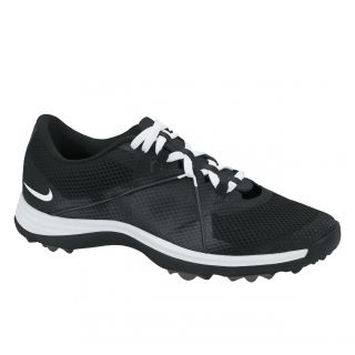 Nike Womens Lunar Summer Lite 2 Black/ White Spikleless Golf Shoes