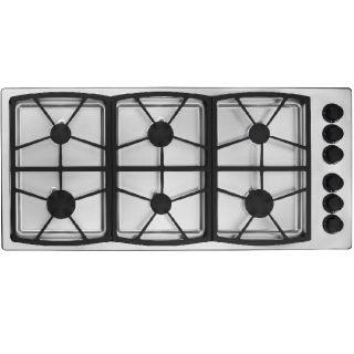 Dacor 6 Burner Gas Cooktop (Stainless) (Common 46 in; Actual 46 in)