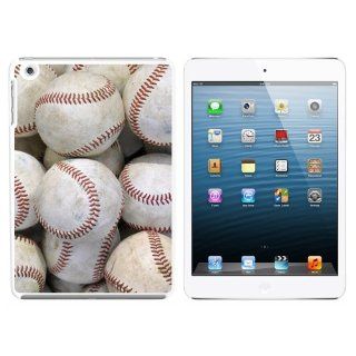 Baseballs Snap On Hard Protective Case for Apple iPad Mini   White Computers & Accessories