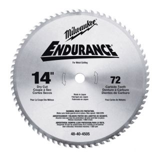 Milwaukee Cold Cut Tooth Blade — 14in., Model# 48-40-4505  Circular Saw Blades