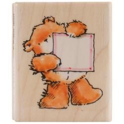 Penny Black Mounted Rubber Stamp 1.75 X2   Bear Blank 3