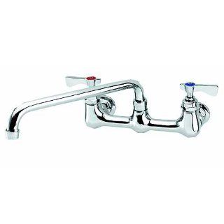 Krowne 14 814 Heavy Duty Faucet Splash Mount, 8" Centers, 14" Swing Nozzle, NSF   Touch On Kitchen Sink Faucets  