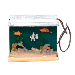 Dollhouse Miniature 12V Lighted Aquarium Toys & Games