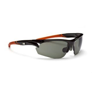 New Balance Sun NB 808 3 Sunglasses, Shiny Black with Rust, Polarized Smoke/Non Polarized Copper  Sports & Outdoors