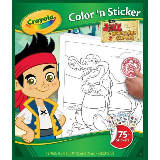 Color N Sticker Book   Jake And The Never Land Pirates