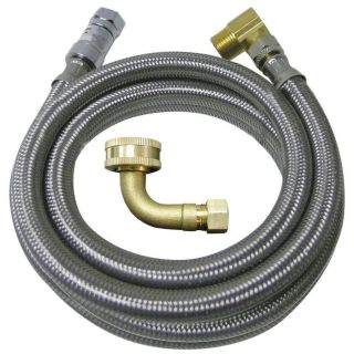 Watts 5 ft 125 PSI Braided Stainless Steel Dishwasher Connector