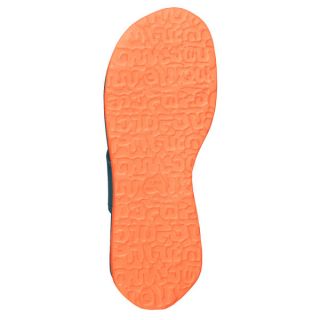 Nike Mens Celso Thong Plus Flip Flops   Green/Orange      Clothing