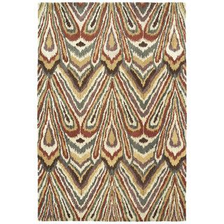 Swanky Multi Ikat Wool Rug (76 X 9)