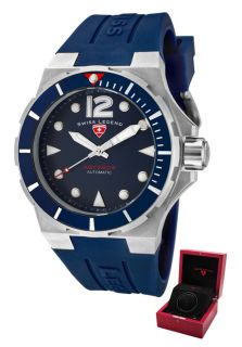 Swiss Legend 10061A 03 BLB W  Watches,Mens Abyssos Automatic Blue Dial Blue Silicone, Casual Swiss Legend Automatic Watches