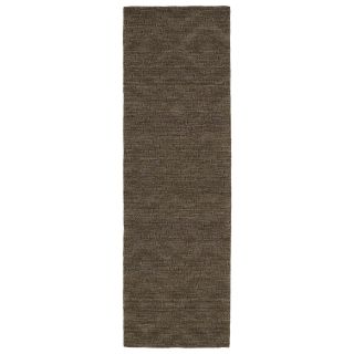 Trends Chocolate Brown Phoenix Wool Rug (26 X 8)