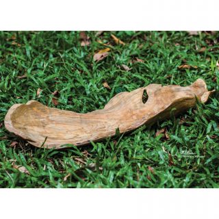 Teak Wood Leaf shaped Bowl
