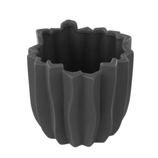 Dark Grey Carolina Medium Vase