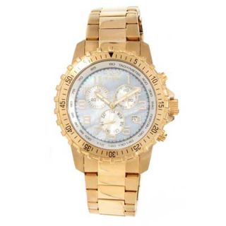 Mens Invicta Specialty Gold Tone Watch (14848)   Zales