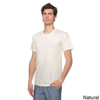 American Apparel American Apparel Unisex Organic Fine Jersey Short Sleeve T shirt Off White Size M