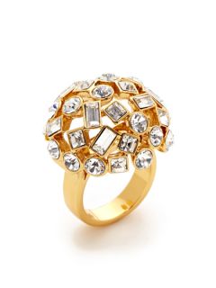 Clear Kaleidoball Dome Ring by kate spade new york
