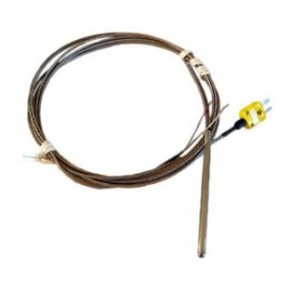 BriskHeat 11510 02 Type J Thermocouples with Mini Connectors, Rated to 900F (480C), Wire Length 72 inch (1829mm) (Pack of 5) Science Lab Thermal Cyclers