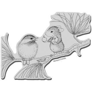 Stampendous House Mouse Cling Stamp   Berrying Gifts