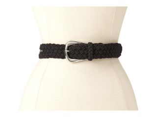LAUREN by Ralph Lauren 1/4 Stretch Belt w/ C Buckle Womens Belts (Black)