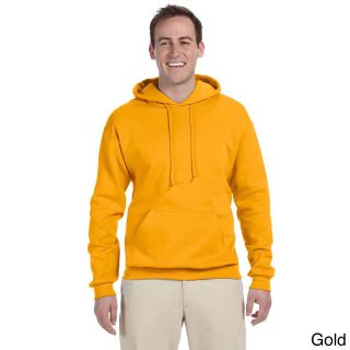 Jerzees Mens 50/50 8 ounce Nublend Fleece Hooded Sweatshirt Gold Size XXL