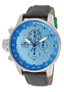 Invicta 12077  Watches,Mens Force Chronograph Ocean Grey Fabric Strap Blue Dial, Fashion Invicta Quartz Watches