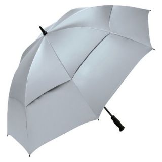 ShedRays Vented Golf Umbrella   Silver/Black 62