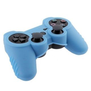 eForCity Silicone Skin Case Compatible with Sony PS3 Controller, Blue Video Games