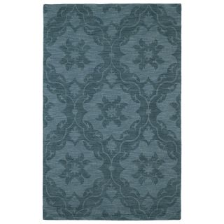 Trends Turquoise Medallions Wool Rug (36 X 56)