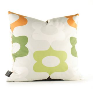 Inhabit Aequorea Laugh Synthetic Pillow LAGCFxxP Size 18 x 18, Color Gras