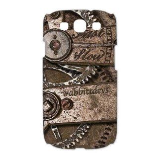Custom Your Own Personalized Steampunk Gears SamSung Galaxy S3 I9300 Case Cover Best Durable Steampunk Samsung S3 Case Cell Phones & Accessories